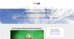 Desktop Screenshot of manace.ca